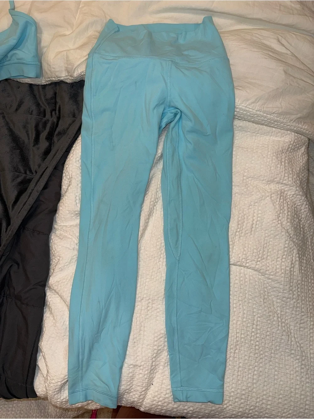Bright Blue lululemon double lined align leggings 25in inseam